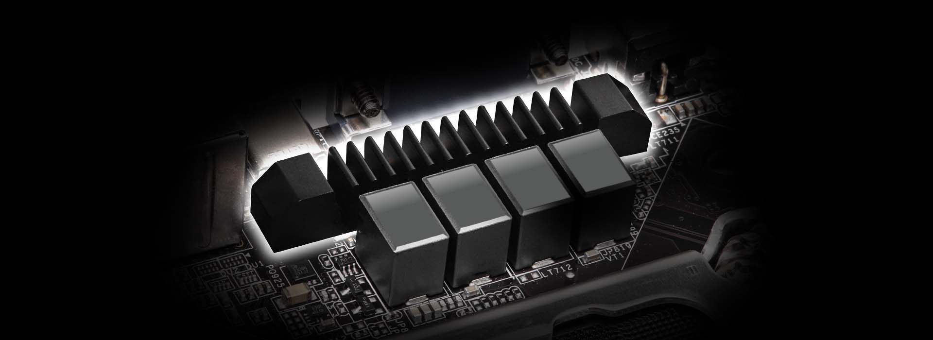 DM660 Heatsinkon MOSFET