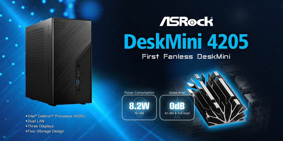 ASRock Launches First Fanless DeskMini