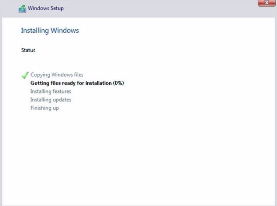 Please follow Windows' installation instructions to finish the process.