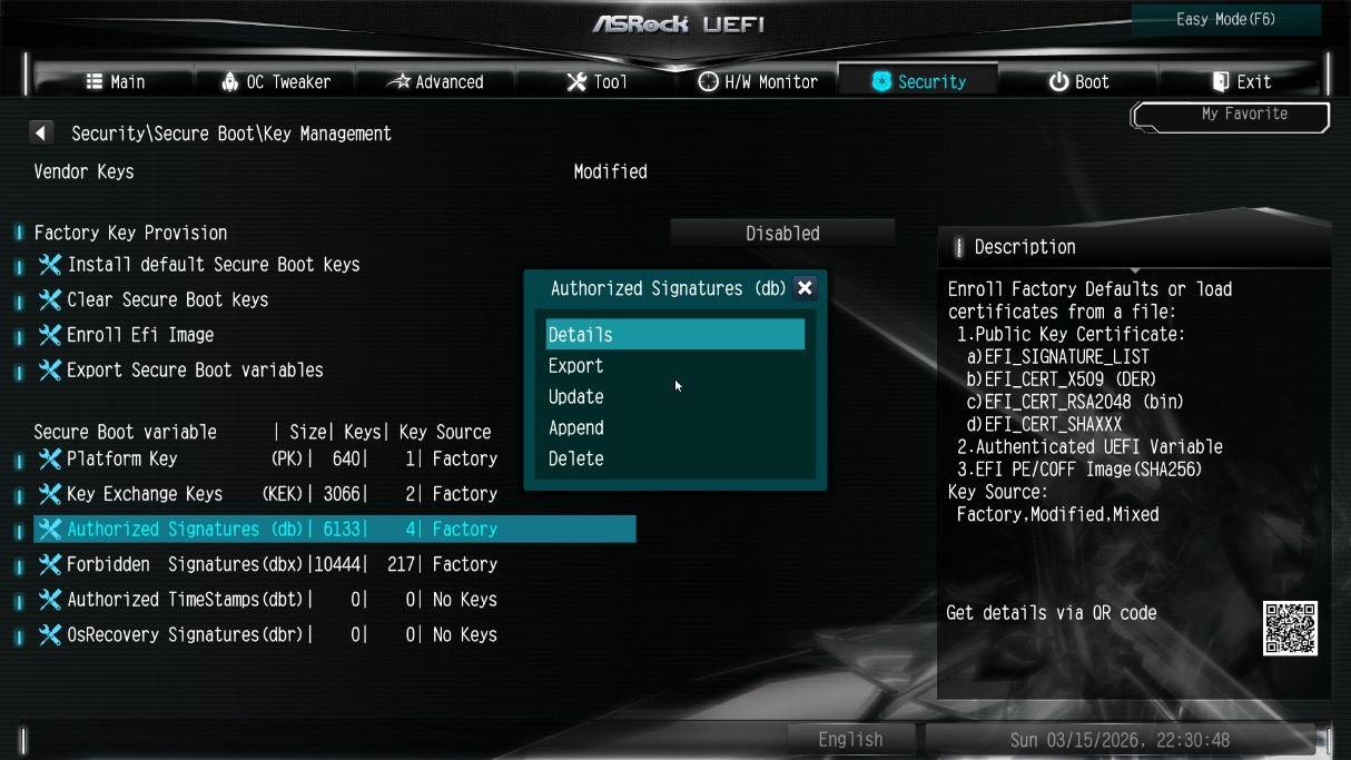 Microsoft Corporation KEK 2K CA 2023