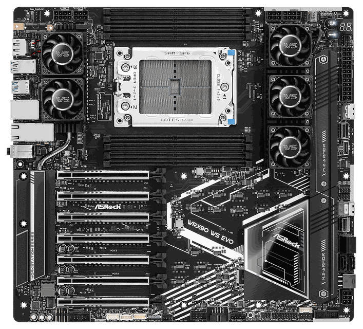 ASRock WRX90 WS EVO 메인보드