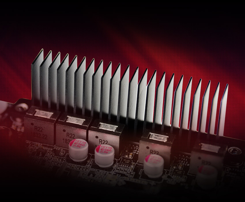 DMA300 Heatsink on MOSFET