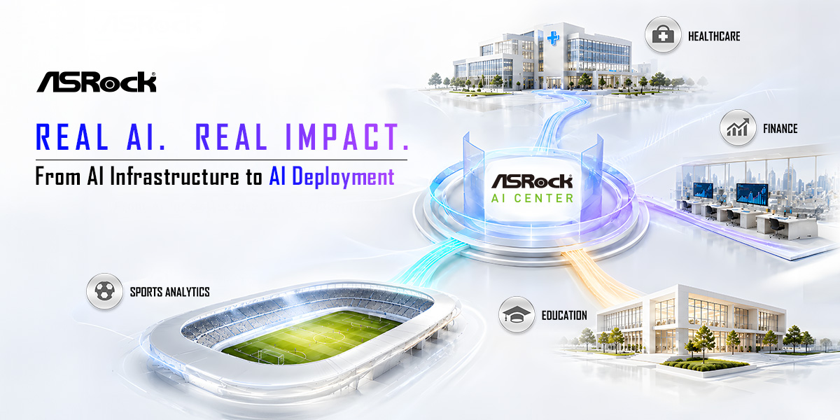 ASRock Expands Enterprise AI Strategy with AI Center: From AI Infrastructure to AI Deployment